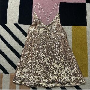 Free People sequin dress excellent condition
